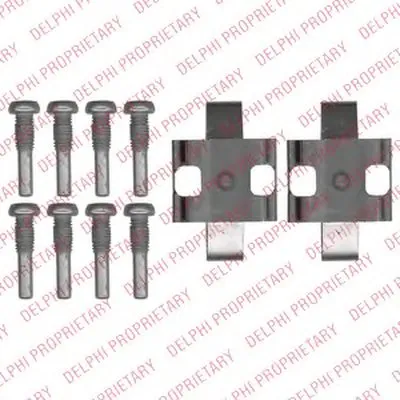 Комплектующие, колодки дискового тормоза DELPHI купить