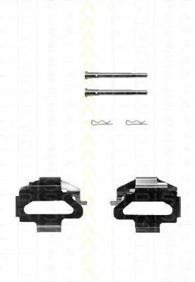 Комплектующие, колодки дискового тормоза TRISCAN купить