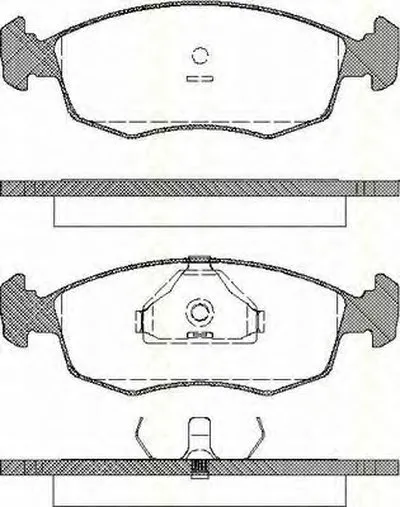 Комплект тормозных колодок, дисковый тормоз TRISCAN купить