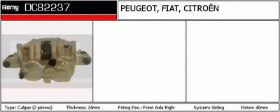 Тормозной суппорт Remanufactured REMY (Multiline) DELCO REMY купить