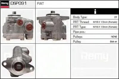 Гидравлический насос, рулевое управление Remanufactured REMY (Multiline) DELCO REMY купить