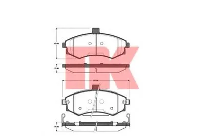 Комплект тормозных колодок, дисковый тормоз NK купить