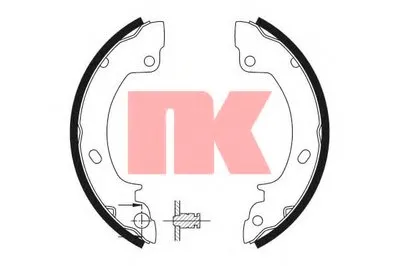 Комплект тормозных колодок NK купить