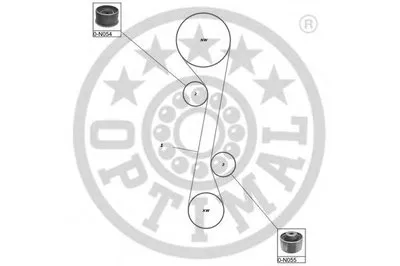 Комплект ремня ГРМ OPTIMAL купить