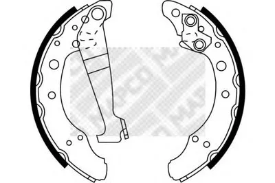 Комплект тормозных колодок MAPCO купить