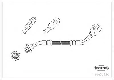 Тормозной шланг CORTECO купить