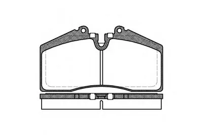 Комплект тормозных колодок, дисковый тормоз REMSA купить