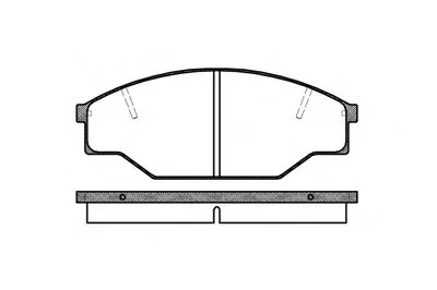 Комплект тормозных колодок, дисковый тормоз REMSA купить