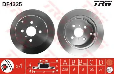 Тормозной диск TRW купить