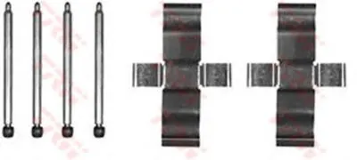 Комплектующие, колодки дискового тормоза TRW купить