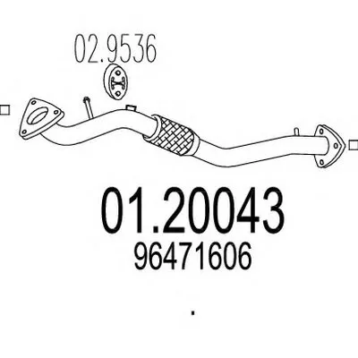 Труба выхлопного газа MTS купить