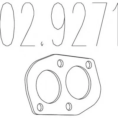 Прокладка, труба выхлопного газа MTS купить