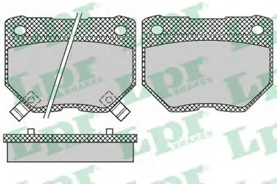 Комплект тормозных колодок, дисковый тормоз LPR купить