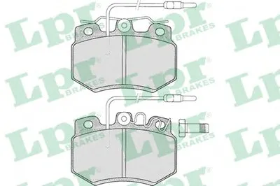 Комплект тормозных колодок, дисковый тормоз LPR купить