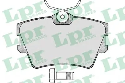 Комплект тормозных колодок, дисковый тормоз LPR купить