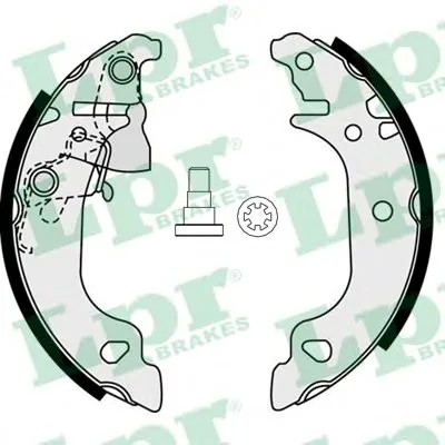 Комплект тормозных колодок LPR купить