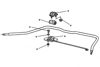 Ремкомплект, соединительная тяга стабилизатора OCAP купить