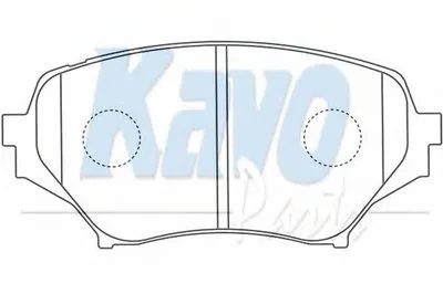 Комплект тормозных колодок, дисковый тормоз MK KASHIYAMA KAVO PARTS купить