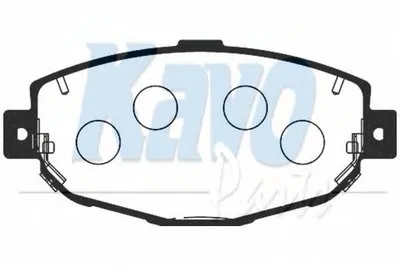 Комплект тормозных колодок, дисковый тормоз MK KASHIYAMA KAVO PARTS купить