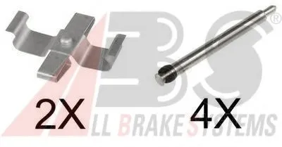 Комплектующие, колодки дискового тормоза A.B.S. купить