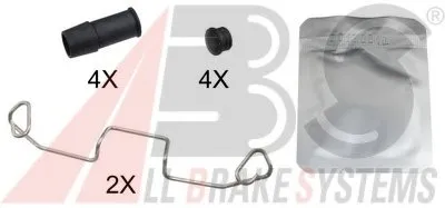 Комплектующие, колодки дискового тормоза A.B.S. купить