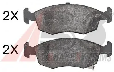 Комплект тормозных колодок, дисковый тормоз A.B.S. купить