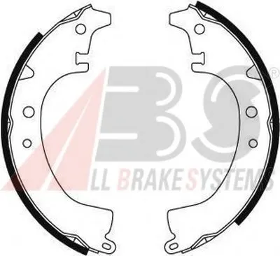 Комплект тормозных колодок A.B.S. купить