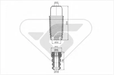 Пылезащитный комплект, амортизатор HUTCHINSON купить