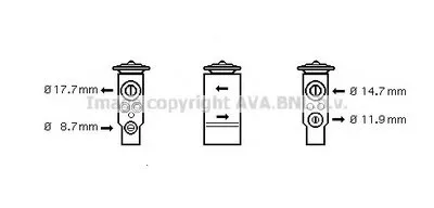 Расширительный клапан, кондиционер AVA QUALITY COOLING купить