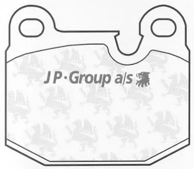 Комплект тормозных колодок, дисковый тормоз QH JP GROUP купить