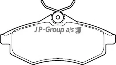 Комплект тормозных колодок, дисковый тормоз QH JP GROUP купить