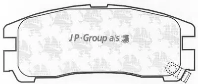 Комплект тормозных колодок, дисковый тормоз QH JP GROUP купить