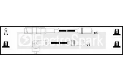 Комплект проводов зажигания ElectroSpark STANDARD купить