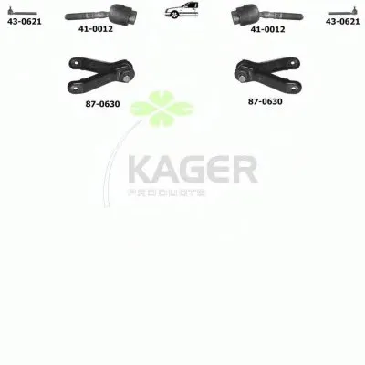 Подвеска колеса KAGER купить