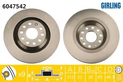Тормозной диск GIRLING купить