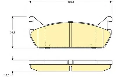 Комплект тормозных колодок, дисковый тормоз GIRLING купить