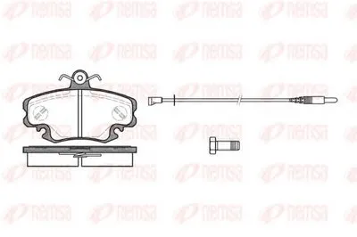 Комплект тормозных колодок, дисковый тормоз KAWE купить