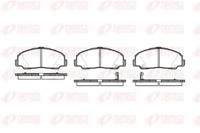 Комплект тормозных колодок, дисковый тормоз KAWE купить