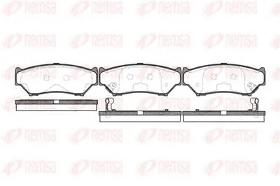 Комплект тормозных колодок, дисковый тормоз KAWE купить
