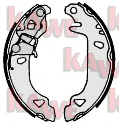 Комплект тормозных колодок KAWE купить