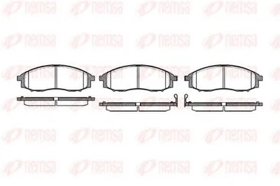 Комплект тормозных колодок, дисковый тормоз KAWE купить