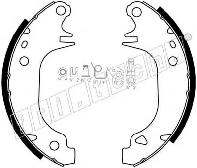 Комплект тормозных колодок fri.tech. купить