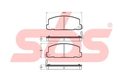 Комплект тормозных колодок, дисковый тормоз sbs купить