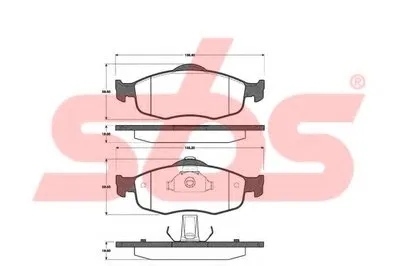 Комплект тормозных колодок, дисковый тормоз sbs купить