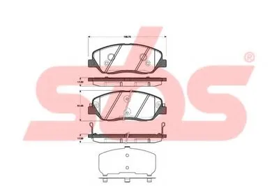 Комплект тормозных колодок, дисковый тормоз sbs купить