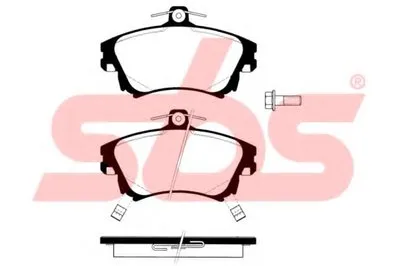 Комплект тормозных колодок, дисковый тормоз sbs купить