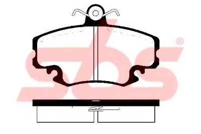 Комплект тормозных колодок, дисковый тормоз sbs купить