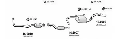 Система выпуска ОГ ASSO купить