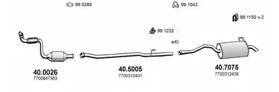 Система выпуска ОГ ASSO купить