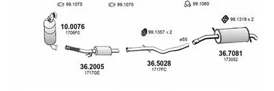 Система выпуска ОГ ASSO купить
